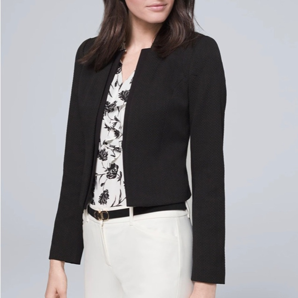 WHBM cropped blazer
